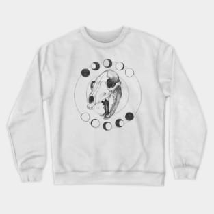 wolf skull Crewneck Sweatshirt